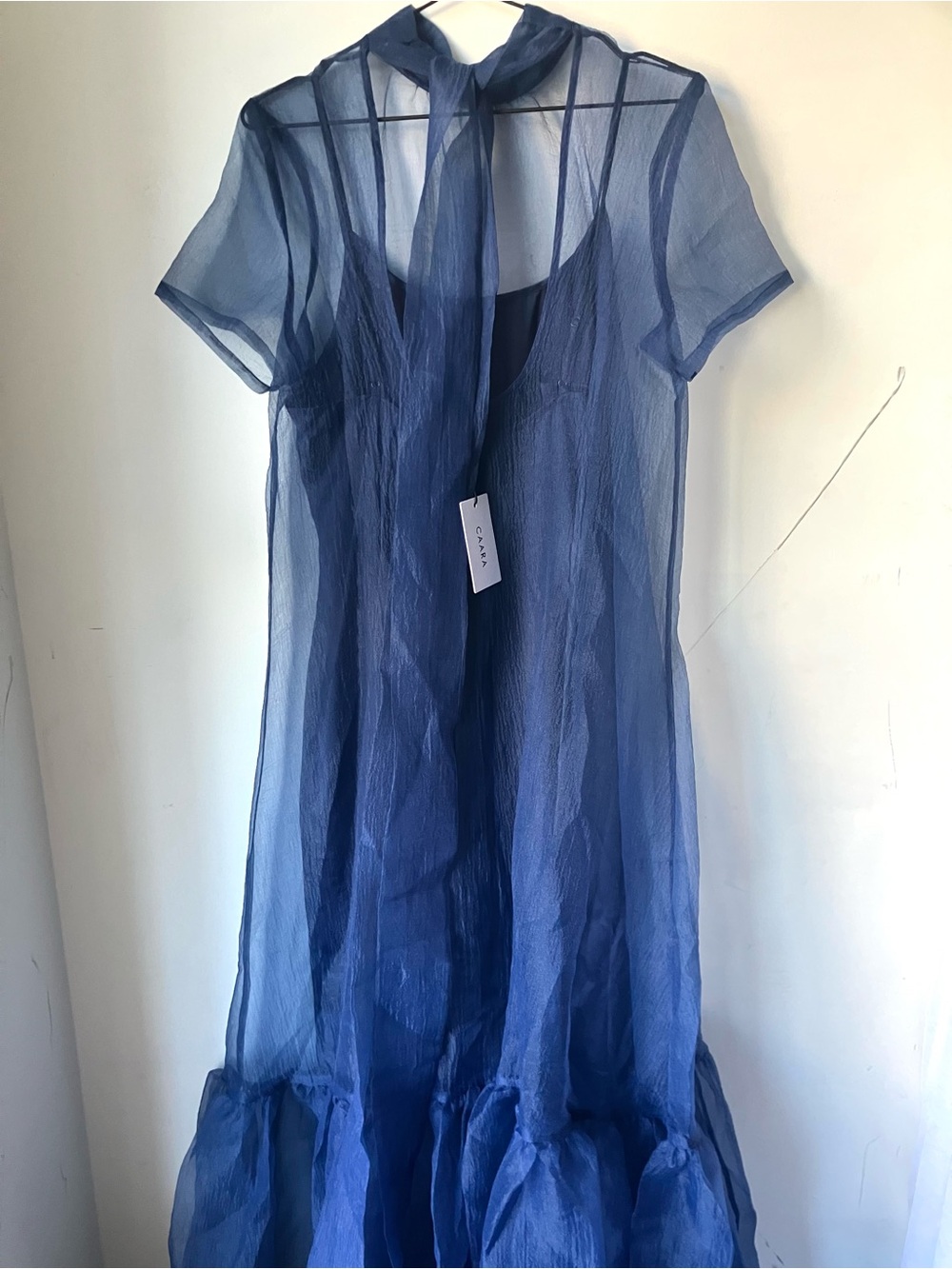 Few Moda Melody Caara Maxi Dress in navy - Picture 7 of 8